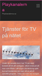 Mobile Screenshot of playkanalerna.se